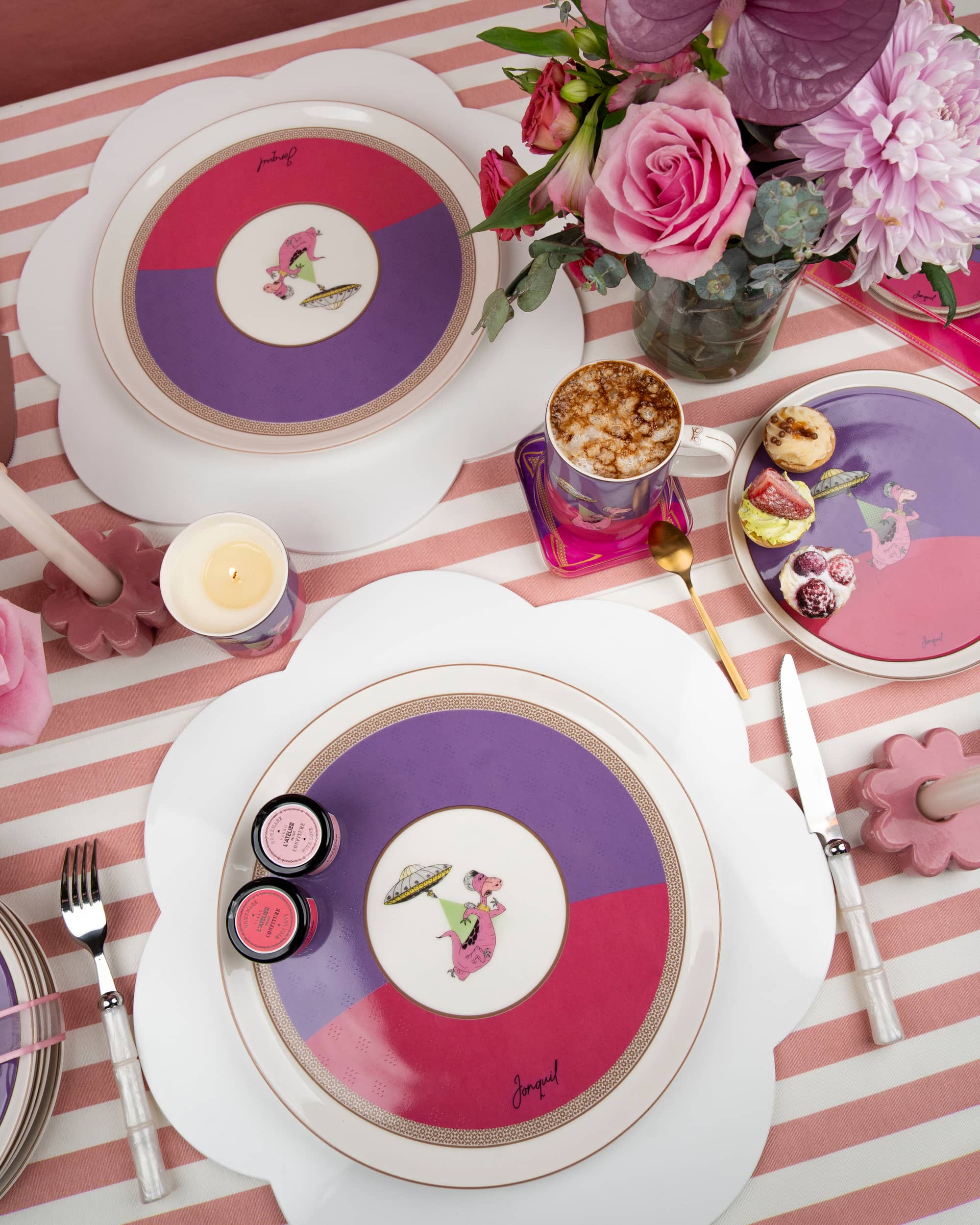 Jonquil Studio sofra düzeni detayı