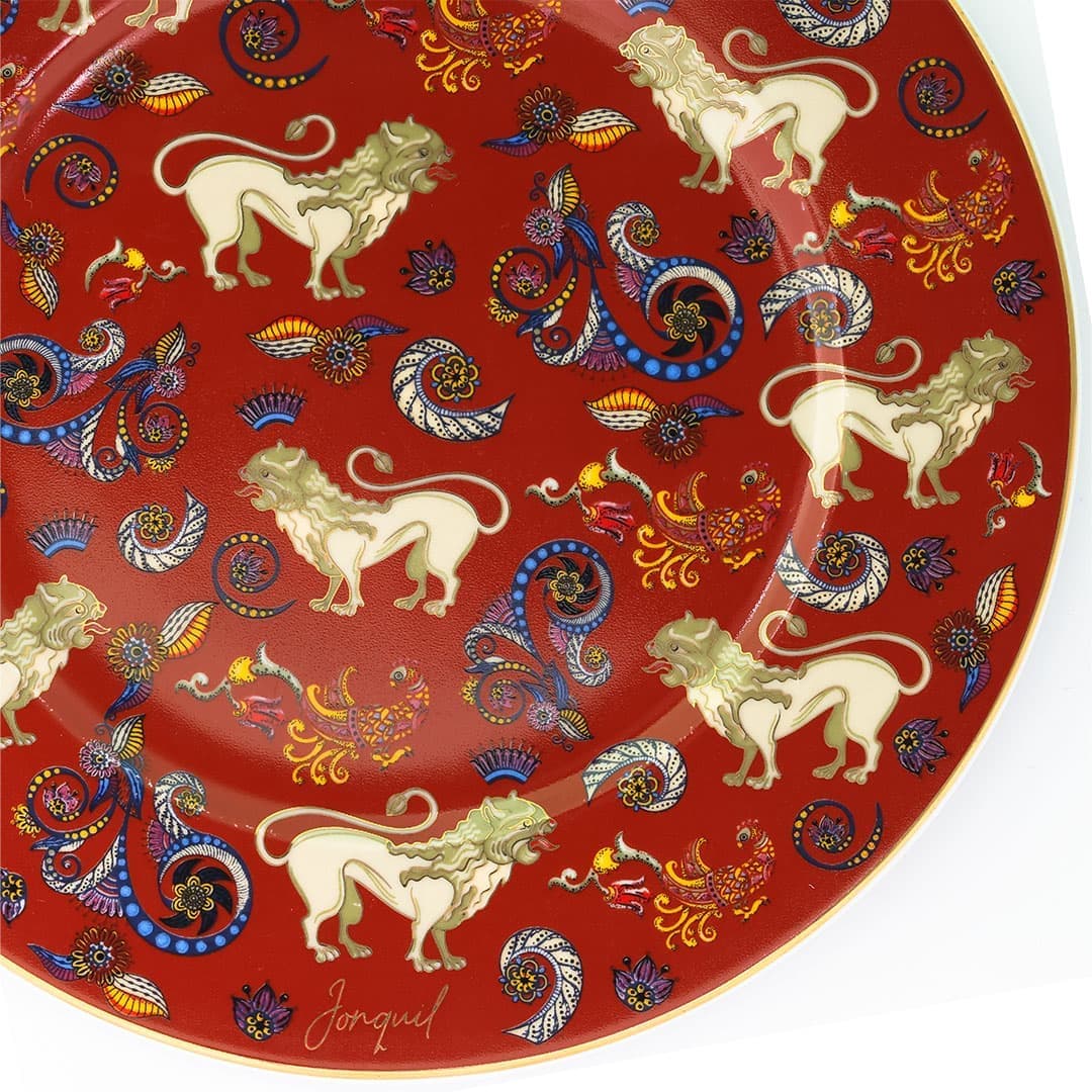 Porselen Pasta Tabağı / Porcelain Cake Plate - Görsel 2