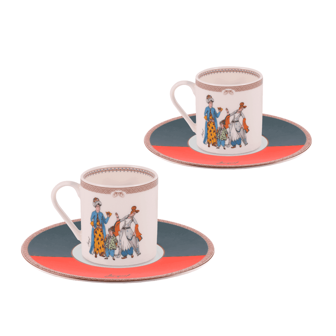 Porselen Kahve Fincanı Seti / Porcelain Coffee Cup Set