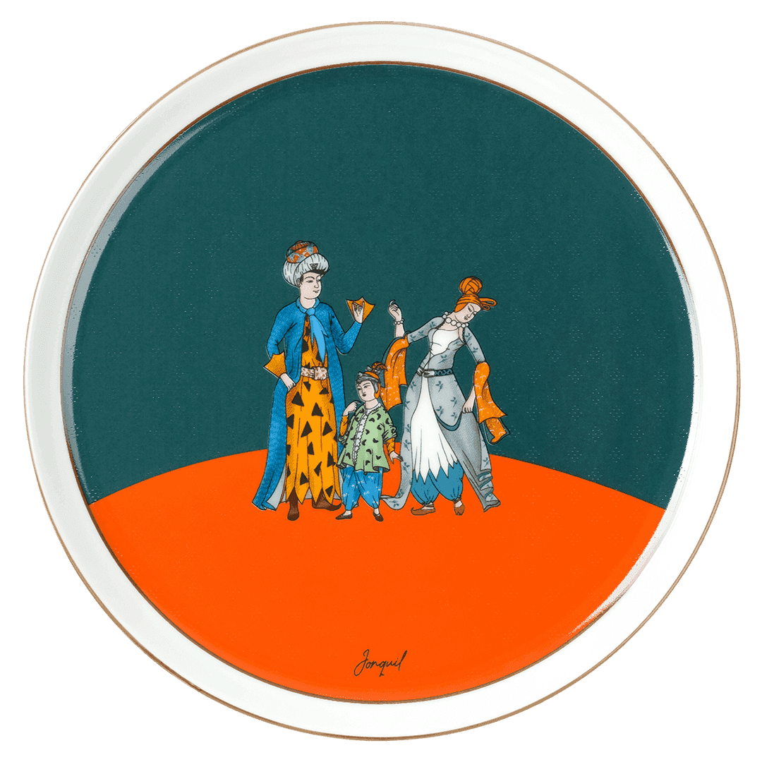 Porselen Pasta Tabağı / Porcelain Cake Plate