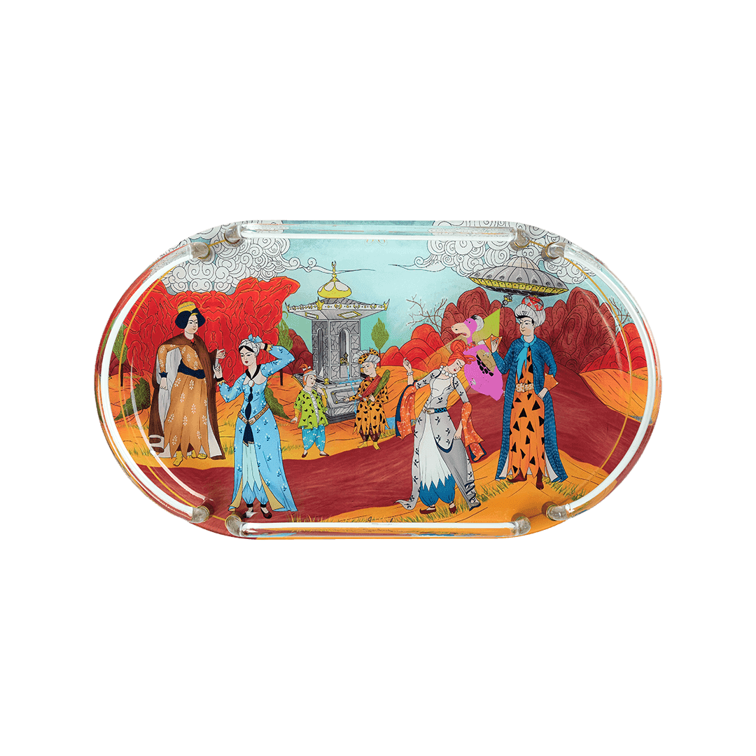 Akrilik Oval Tepsi / Acrylic Oval Tray