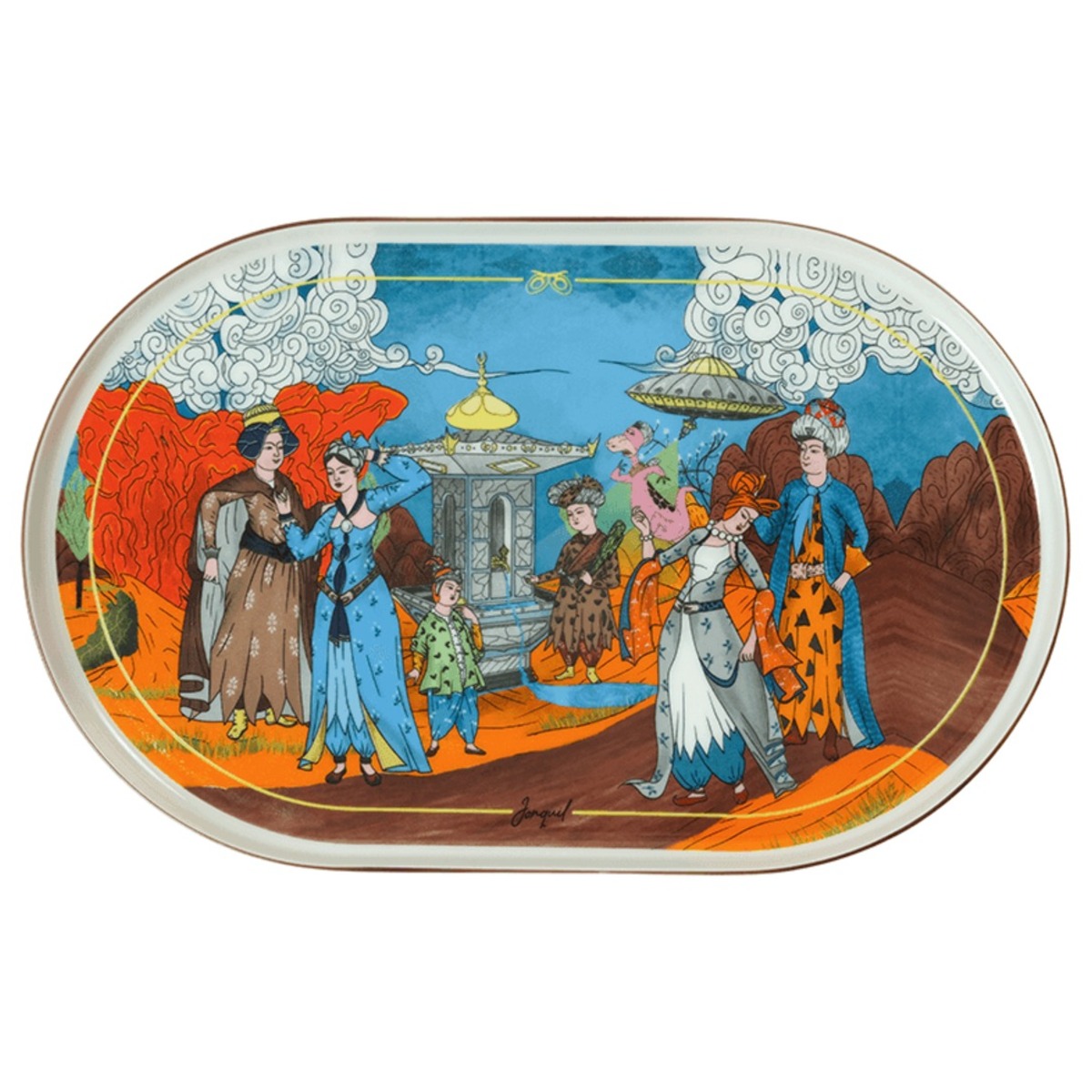 Porselen Paylaşım Tabağı / Porcelain Sharing Plate