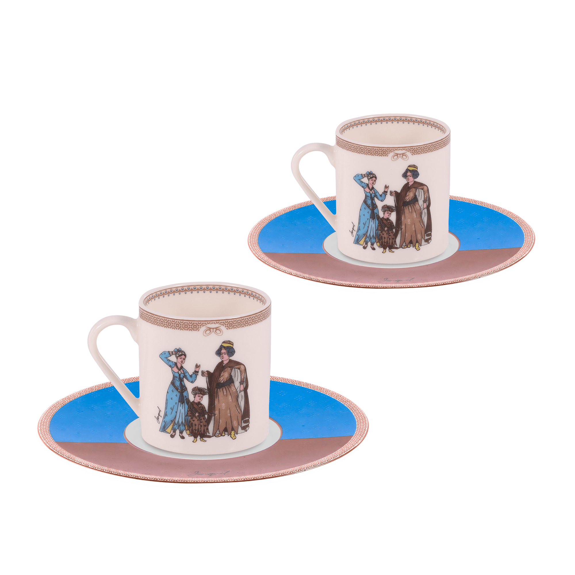 Porselen Kahve Fincanı Seti / Porcelain Coffee Cup Set