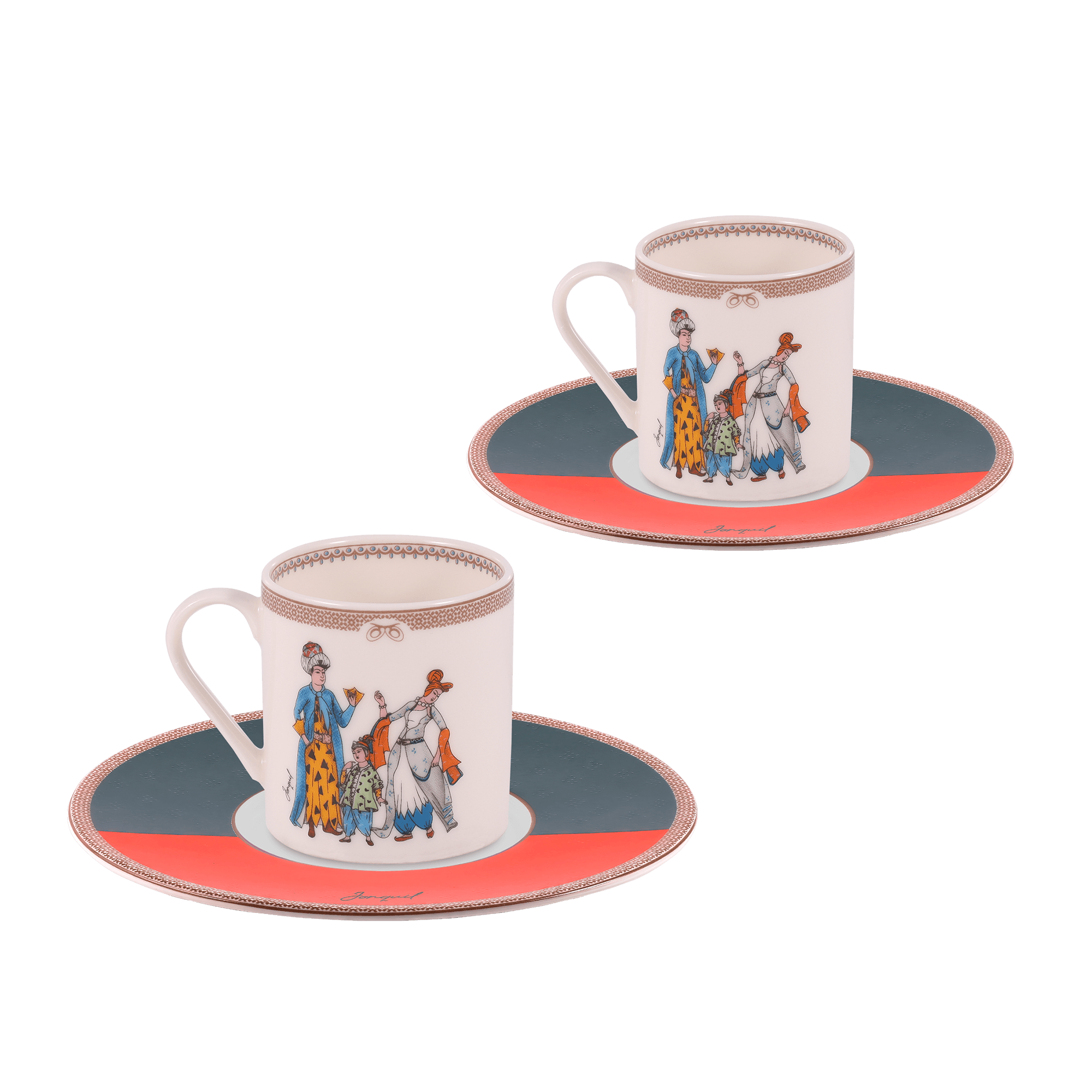 Porselen Kahve Fincanı Seti / Porcelain Coffee Cup Set