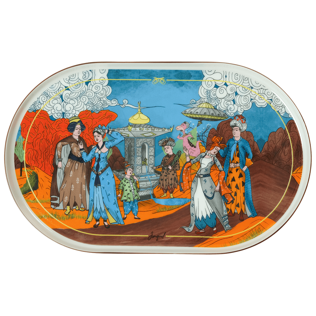 Porselen Paylaşım Tabağı / Porcelain Sharing Plate