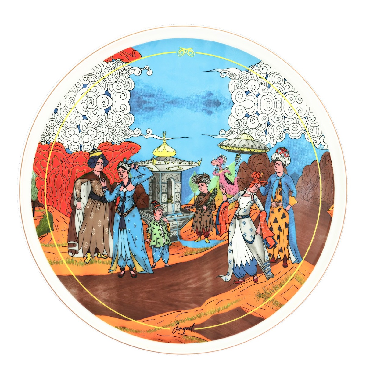 Porselen Paylaşım Tabağı / Porcelain Sharing Plate