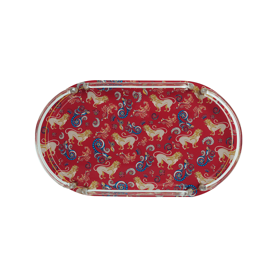 Akrilik Oval Tepsi / Acrylic Oval Tray