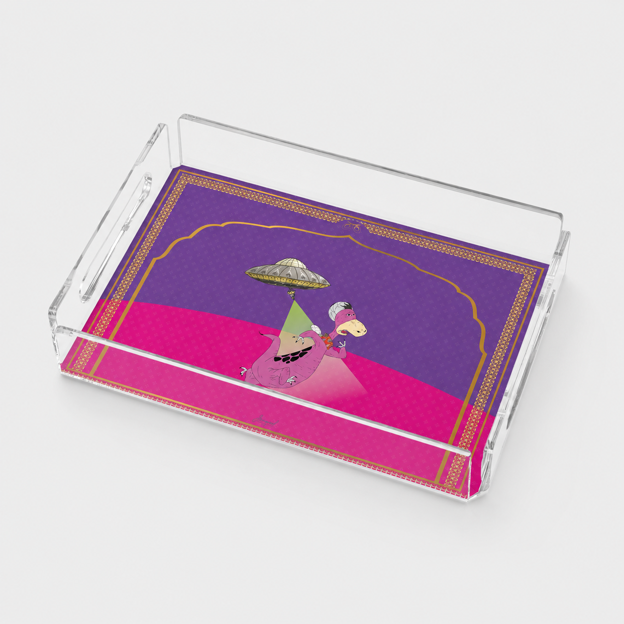 Akrilik Küçük Boy Tepsi / Small Acrylic Tray