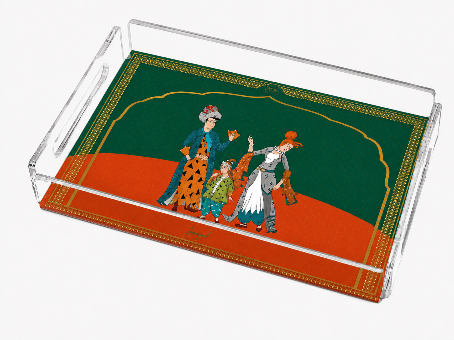 Akrilik Küçük Boy Tepsi / Small Acrylic Tray